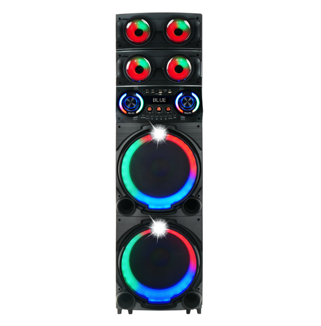 Best 1000W Party Box Speaker for DJ Party Super Bass Wooden Karaoke Speaker with Mic 12 Inch Large Karaoke Speaker for Party