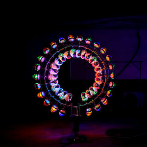 Sculpture d'art cinétique en métal personnalisée, mouvement perpétuel, architecture, sculpture cinétique à vendre - Product Image 3