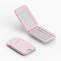 Support de portefeuille magnétique miroir fenêtre flexible support de téléphone portable montage sur tableau de bord pour une utilisation de bureau