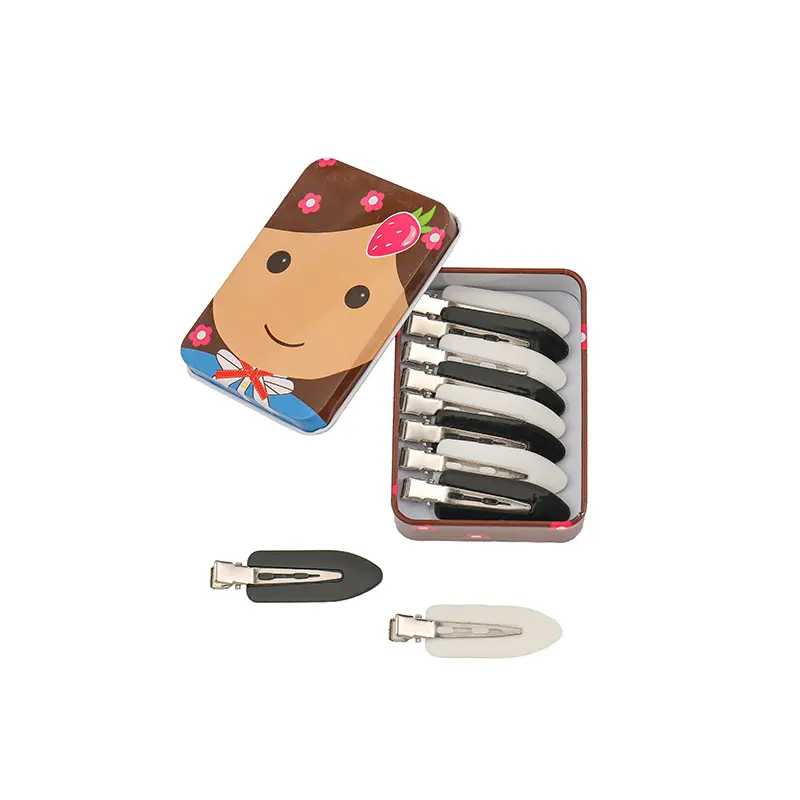 Conjunto de acessórios para cabelo, kit com 10 peças de grampos de cabelo de acrílico para prancha de surf, cor sólida, na caixa 2022