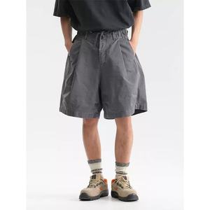 Shorts cargo amples en coton de haute qualité, multi-poches, style décontracté et sportif, bermudas pour hommes - Product Image 5