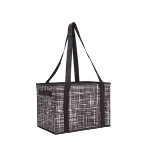 Hộp Đựng Đồ Bằng Vải Không Dệt Có Thể Gập Lại Phân Hủy Tùy Chỉnh Có Tay Cầm - Product Image 1