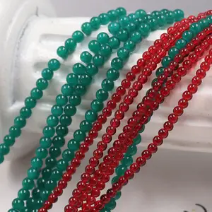 HX中国珠子厂2毫米3毫米精美无缝彩色珠子珠宝制作散珠