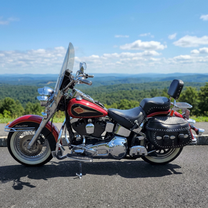 Motocyclette Cruiser Heritage Softail Classic d'occasion de 1998, origine américaine, 1040, tous modèles, marque personnalisée, emblématique, confort, puissance - Product Image 3