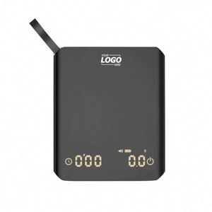 High Precision Rechargeable <b>Mini</b> Coffee <b>Scale</b> with Timer (0.1g/2kg) - Auto Wake Feature for Pour Over, Drip, Espresso Brewing - Product Image 1