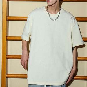 Camiseta Unisex Oversize Casual de Algodón 100% al por Mayor, 300 Gramos, Tejido de Punto Liso, Ecológica y Antiencogimiento - Product Image 3