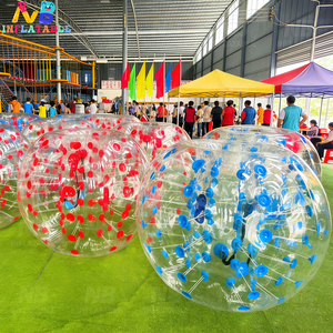 Ballon de football <span class=keywords><strong>gonflable</strong></span> durable de 1,2 m en PVC pour jeux de football en plein air, team building et divertissement en plein air - Product Image 2