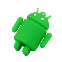 Nouveau dessin animé Android Style coloré PVC USB 2.0/3.0 Flash Drive pour les cadeaux promotionnels