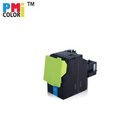 Kartrid Toner Warna Premium Berkualitas Tinggi PMI PCI Kompatibel untuk CS317/CX317/CX417/CX517 dengan Chip, Hasil Cetak 2300-6000 Halaman