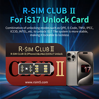 Última Versión R-sim Club 2 Tarjeta SIM de Desbloqueo Estable para iPhone iOS 17 Pro Max 6/15 Pro Max Msdk4 Gevey Sim Turbo Rsim