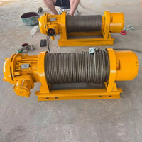 Treuil à câble simple en acier robuste 1t-10t, palan électrique 380V certifié CE pour levage de bateaux et de matériel de construction