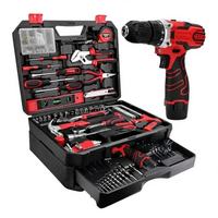 Kit de Herramientas Profesional para Mecánicos con Taladro Eléctrico para Mantenimiento Automotriz y Uso en Talleres