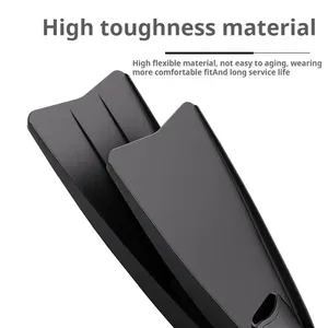 Goma buceo personalizado snorkel monoaleta entrenamiento adultos natación aletas largas - Product Image 3