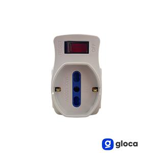 Ensemble d'adaptateurs triples Gloca, 3 prises, 10A 250V AC avec prise Schuko, blanc, fonction de sécurité - Product Image 5