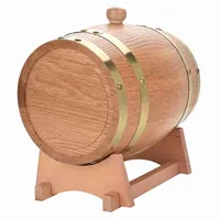 Fûts à vin en chêne vintage avec support, accessoires de brassage maison pour vin, brandy, whisky, tequila
