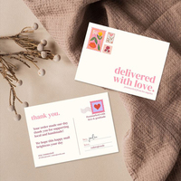 Cartoline di Lusso Personalizzate Ecologiche, Biglietti di Ringraziamento Personalizzati per Regali Aziendali e Promozioni