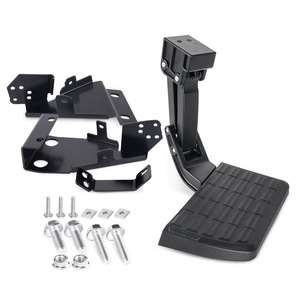 บันไดเหยียบท้ายรถยนต์ รุ่น 75328-01A สำหรับ Ford F150 ปี 2021-2023 วัสดุอลูมิเนียมอัลลอยด์ สำหรับติดตั้งเพิ่มเติม/อัพเกรด - Product Image 4