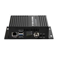 Décodeur vidéo H265 H264 HD SDI vers IP avec streaming USB pour équipement de radiodiffusion et de télévision