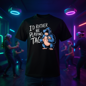 Preferiría estar jugando a Tag Vr Gaming Fun T-Shirt - Product Image 3