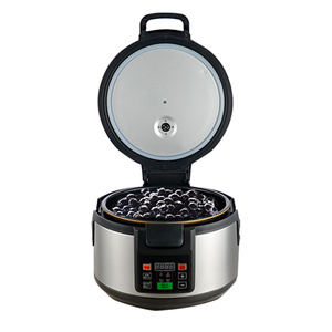 Olla para Cocinar Perlas de Sago, Equipo para Tiendas de Té con Leche, 12L/16L, Juego de Utensilios Rojos para Pudín, 16 Litros, 1 Juego, ANS-886-16L - Product Image 1