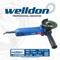 Meuleuse d'angle électrique Welldon 1000W 100mm 220V M10, outil électrique professionnel pour le meulage et la découpe des métaux