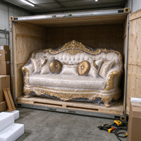 Ensemble de canapés en tissu velours, fauteuils, meubles, buffet, pour salon et maison