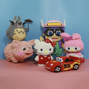 Minuscule particule assemblage blocs de construction <span class=keywords><strong>Pikachu</strong></span> Compatible enfants Puzzle adulte soulager la pression jouets - Product Image 6