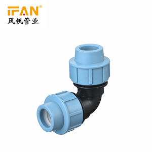 IFAN Phụ Kiện Nén Pp/Pe Cho Vườn Tưới Tiêu Nông Nghiệp Đầu Nối Ống Nước 90 Khuỷu Hdpe 20-110Mm - Product Image 2