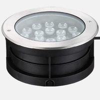 Lampu bawah tanah Cob, lampu Led bawah tanah 3w 6w3000k putih hangat IP68 pasang di dinding kolam renang lampu bawah air