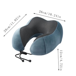Soft Travel <b>Pillow</b> U <b>Shaped</b> Travel Healthcare Memory Foam Neck Cervical Airplane <b>Pillow</b> Neck Cushion - Product Image 2