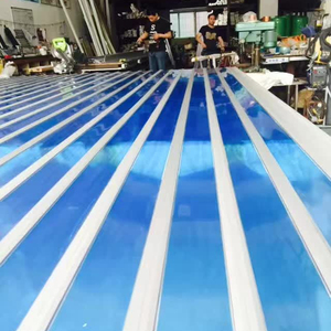 Puerta de persiana enrollable de aleación de aluminio para exteriores al por mayor, hoja de policarbonato transparente, puerta de persiana enrollable, puerta de garaje - Product Image 1