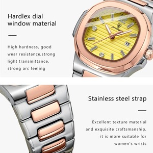 <span class=keywords><strong>Reloj</strong></span> de Lujo POEDAGAR para <span class=keywords><strong>Mujer</strong></span>, <span class=keywords><strong>Reloj</strong></span> de Cuarzo Cuadrado para Dama, Luminoso, Resistente al Agua, con Fecha, <span class=keywords><strong>Reloj</strong></span> de Vestir para <span class=keywords><strong>Mujer</strong></span> + Caja - Product Image 5