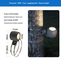Projecteur LED d'extérieur étanche IP65 en aluminium réglable pour éclairage d'arbres, idéal pour cour, jardin, villa, paysage, 24V