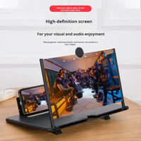 Portable ABS Plastic Screen Magnifier for Smartphone Eye Protection Video Amplifier Enlarged 3D Insert Phone Holder Mobile Phone