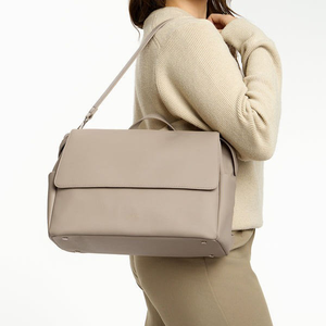 Sac à dos de voyage imperméable en <span class=keywords><strong>cuir</strong></span> PU pour maman et femmes enceintes, fermeture éclair, portable, <span class=keywords><strong>cuir</strong></span> végétalien personnalisé - Product Image 5