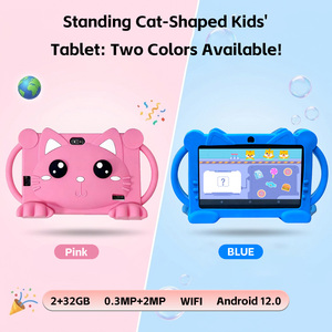 Custodia per Tablet con Supporto da Manubrio 7" Android 12 MTK 2GB 32GB Angolo Regolabile Videoconferenze a Mani Libere WiFi FM Type-C per Bambini - Product Image 3