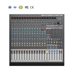 HUAIN studio d'enregistrement 16 canaux équipement de mixage console audio dj mélangeur