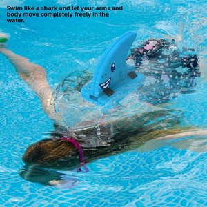 JW-02006 Planche de natation pour enfants en EVA, pour débutants, entraînement de natation en libre, design <span class=keywords><strong>requin</strong></span> de dessin animé, flotteur dorsal, flotteur de piscine - Product Image 2