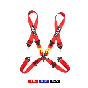 Ceinture de sécurité de course RASTP à 4 points, 2 pouces, en nylon réglable, pour voiture, kart, utilisation tout-terrain - Product Image 4
