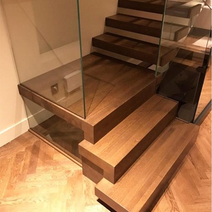 Escalier flottant au Canada et aux états-unis, <span class=keywords><strong>prix</strong></span> d'usine, balustrade en verre, cadre caché, escalier Invisible, conception d'escalier Stringer - Product Image 4