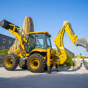 <span class=keywords><strong>Mini</strong></span> cargador aprobado por la EPA Hengwang, retroexcavadora, motor Yanmar, cargador de ruedas hidráulico, Unidad 4x4, Cubo de 1,2 m, momento de carga alta - Product Image 1