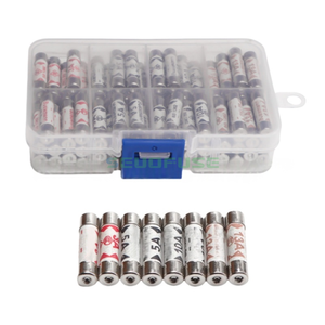 80 buah 6x25mm Sekring Inggris keramik 250V 3A 5A 10A 13A berisi pasir <span class=keywords><strong>Anti</strong></span> huru hara Tautan Sekring Inggris BS1362 Sekring tabung keramik - Product Image 1