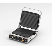 Grill de contact détachable Wi-Fi à double face, polyvalent, doté d'un côté de grillade professionnel et d'un côté plat polyvalent