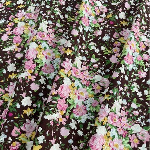 Tissu popeline 100% coton Premium 100s, tissu en coton floral, impression numérique pour textiles de maison, robes - Product Image 2
