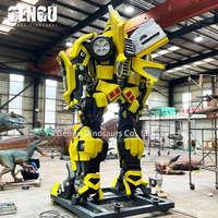 Özelleştirilmiş Gengu Dino Çelik Animatronik Robot Model Simülasyon Robot Adamı İç/Dış Mekan Kullanımı İçin