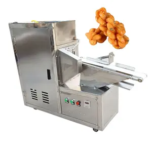 Crispy Dough Twist Making Machine Snack Pretzel Machine Pilipit Maker Fried Twisted Cracker