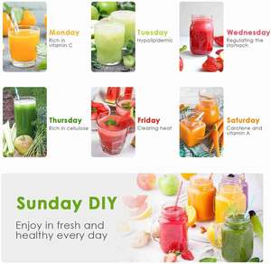 Presse-agrumes électrique en acier inoxydable pour usage domestique et extérieur, extracteur de jus de carotte 400W avec éjection automatique de la pulpe - Product Image 3