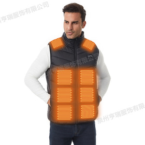 Chaleco Térmico Inteligente para Mujer, 27 Zonas de Calor Eléctrico, Ropa de Invierno, Relleno de Poliéster, Diseño con Cierres - Product Image 1