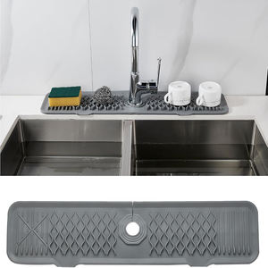 Facile da pulire rubinetto in Silicone tappetino gocciolatore vassoio <span class=keywords><strong>lavello</strong></span> accessori controsoffitto proteggere tappetino per cucina bagno lavandino - Product Image 1