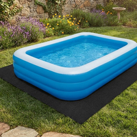 Feutre géotextile protecteur multi-usages 200 g/m² pour bases de piscine en sable, gazon et béton